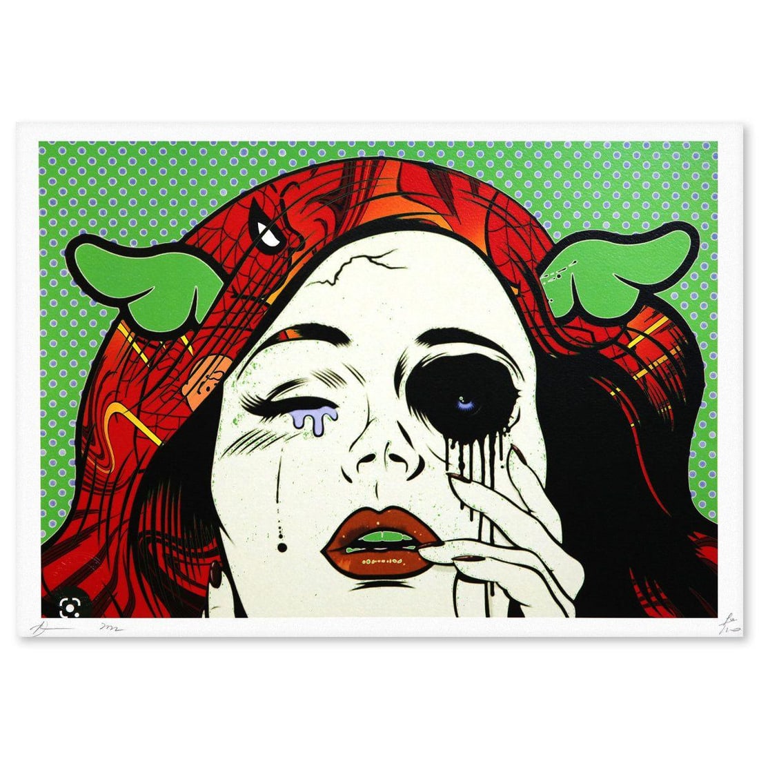 Death NYC- Fine art Print: Artist: Death NYC. Medium: Fine art Print. Size: 18" x 13". Signature: Hand Signed and Numbered. Certificate of Authenticity: Is included. Additional: Paper: Fine art 300 gsm paper. DEATH chooses to k