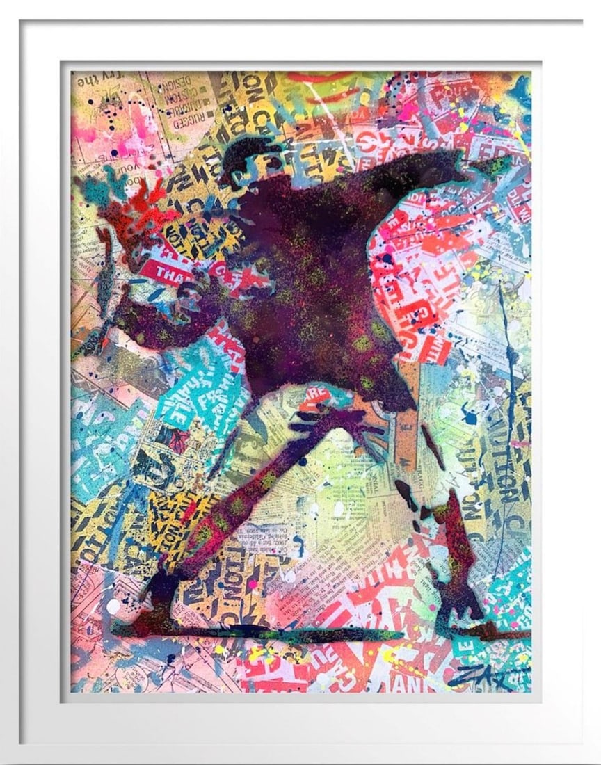 E.M. Zax- 1/1 Mixed Media unique on paper: Artist: E.M. Zax. Medium: 1/1 Mixed Media unique on paper. Size: 18" x 24". Measures approx. 24" x 30" (framed). Signature: Signed. Reference#: 69239.