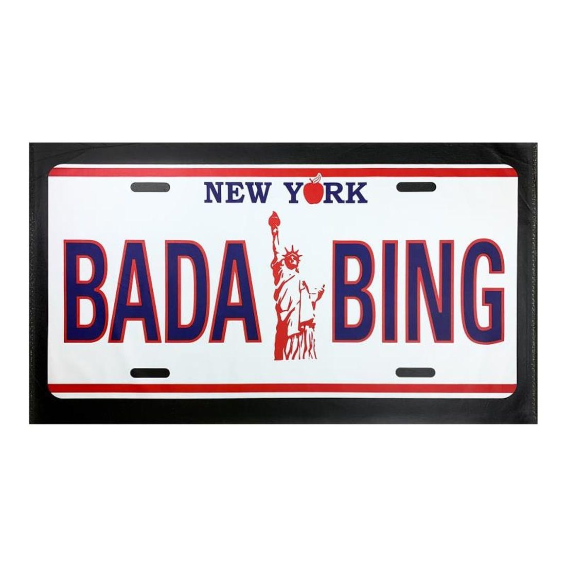 Steve Kaufman (1960-2010) "BADA BING" Hand Signed and Numbered Limited Edition Hand Pulled: BADA BING is limited edition hand pulled silkscreen unique mixed media on canvas by Andy Warhol protege Steve Kaufman (1960-2010). This piece is numbered and hand signed inverso and includes a letter