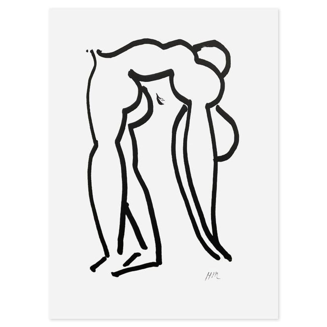 Henri Matisse 1869-1954 (After), "L'Acrobate" Limited Edition Lithograph with Certificate of: L'Acrobate is a limited edition lithograph by Henri Matisse (1869-1954) bearing the plate signature of the artist. This piece comes from an edition of 200 authorized by the Matisse Estate; the edition