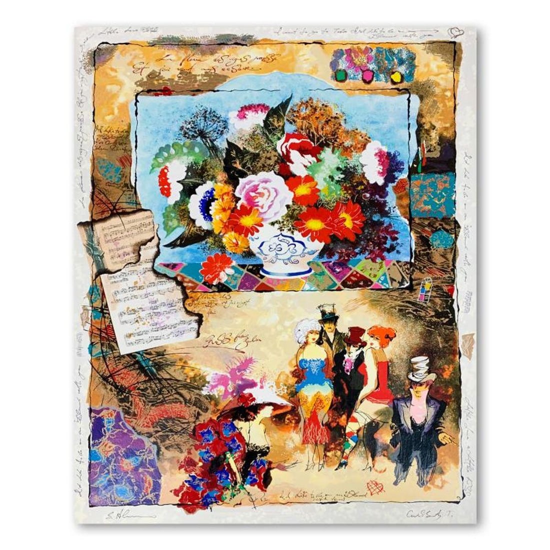 Alexander Galtchansky (1959-2008) and Tanya Wissotzky (1959-2006), Hand Signed Limited Edition: This is a limited edition serigraph on deckle edged paper by Alexander Galtchansky (1959-2008) and Tanya Wissotzky (1959-2006). It is numbered and hand signed and includes a letter of authenticity. Me