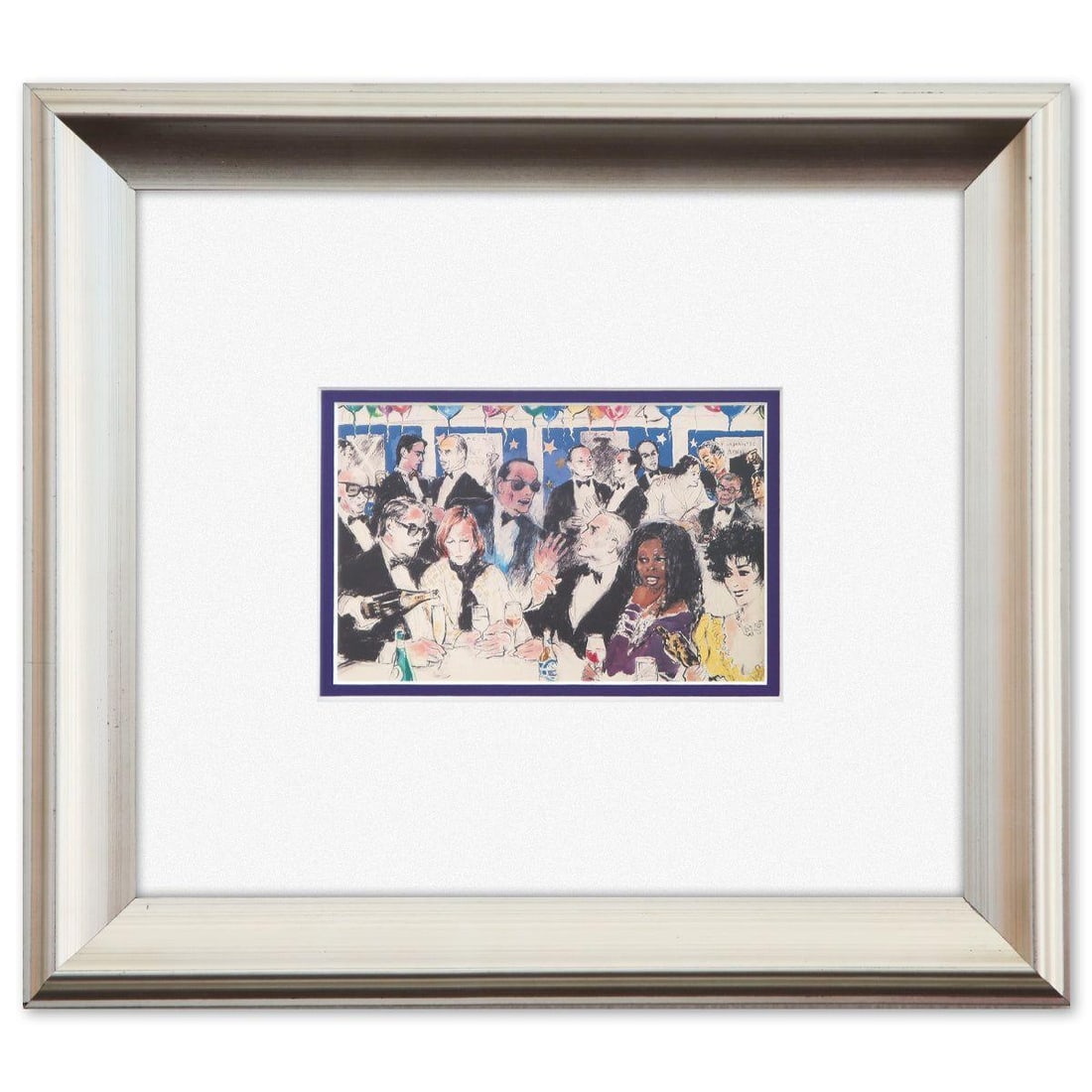 Leroy Neiman- Offset Lithograph: Artist: Leroy Neiman. Medium: Offset Lithograph. Size: 5" x 7". Measures approx. 15" x 17.5" (framed). Signature: Signed in plate. Reference#: 84835.