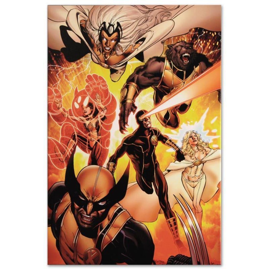 Marvel Comics "Astonishing X-Men #35" Numbered Limited Edition Giclee on Canvas by Phil Jimenez with: A piece of comic book history, this limited edition, from original art by Phil Jimenez, depicts a classic Wolverine. Initially working for DC Comics, Phil Jimenez entered an exclusive contract with Ma