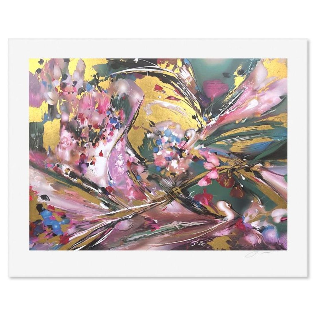 Suzanne Marie, "Pandora" Limited Edition Printer's Proof Serigraph, Numbered and Hand Signed with: Pandora is a limited edition printer's proof serigraph on paper by Suzanne Marie, numbered and hand signed by the artist. Includes Letter of Authenticity. Measures approx. 28" x 35" (border), 22" x 30