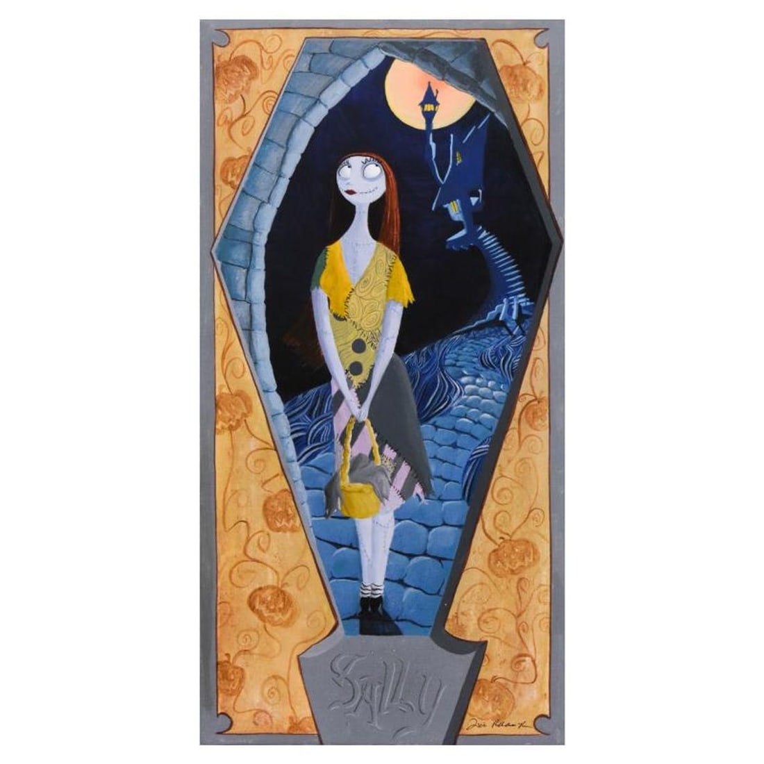 Tricia Buchanan-Benson, "Sally" Limited Edition on Canvas from Disney Fine Art, Numbered and Hand: Sally is a limited edition giclee on canvas by Tricia Buchanan-Benson, numbered and hand signed by the artist. This piece is licensed by Disney Fine Art. Includes Letter of Authenticity. Measures appr