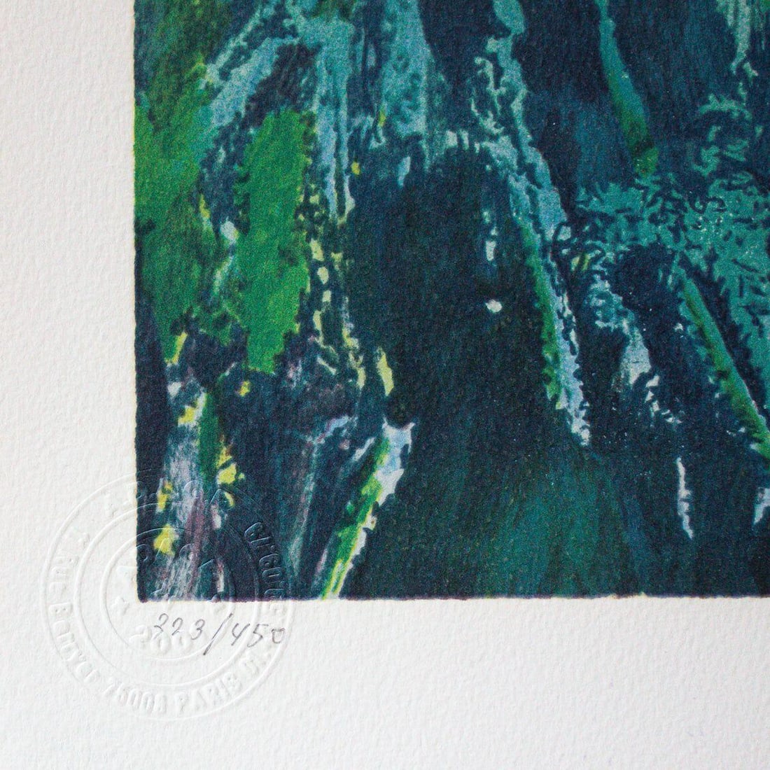 Claude Monet- Lithograph "Iris" - 2