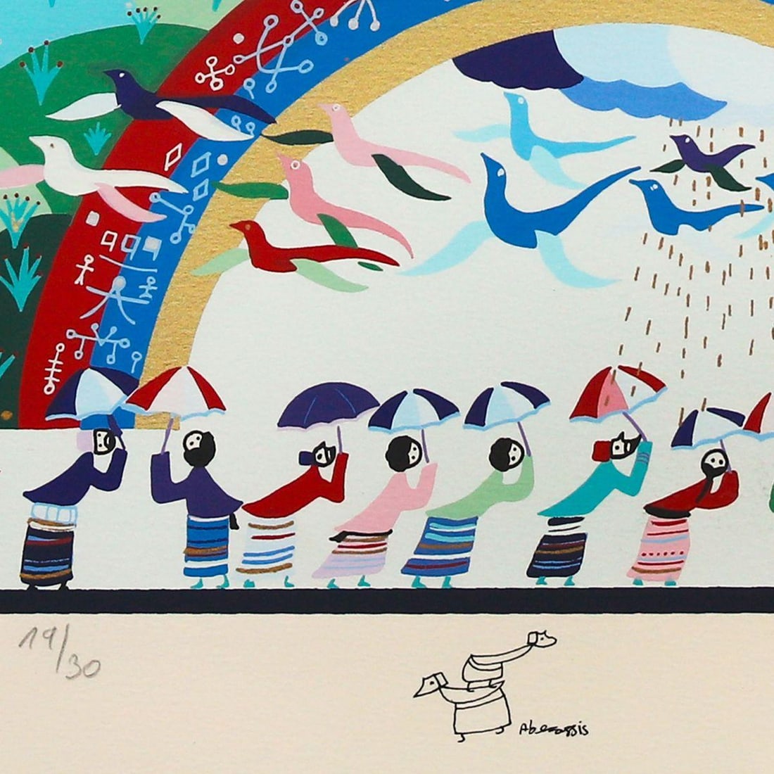 Raphael Abecassis- Serigraph - 2