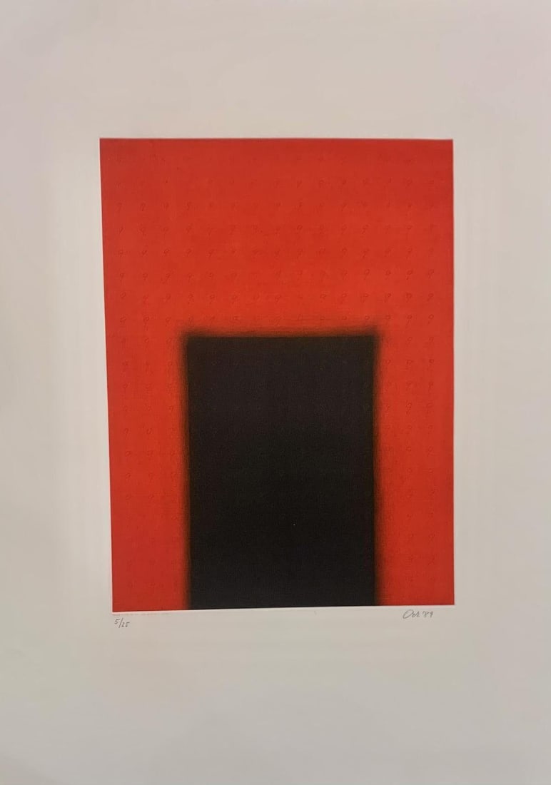 Eric Orr- Limited Edition on Paper: Artist: Eric Orr. Medium: Limited Edition on Paper. Size: 24" x 30". Signature: Signed. Reference#: 28489.