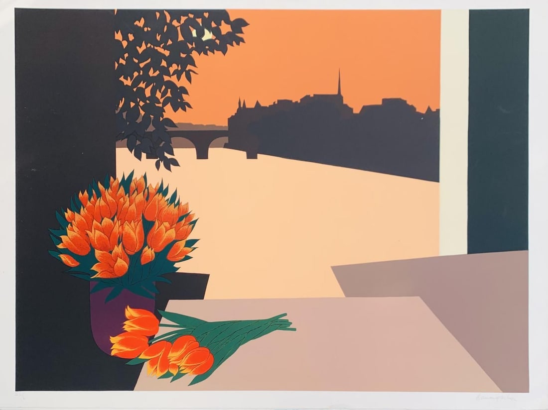 KIMPY BAUMGARTNER- Limited edition Lithograph: Artist: KIMPY BAUMGARTNER. Medium: Limited edition Lithograph. Size: 30" x 40". Signature: Signed and numbered. Reference#: 46441.