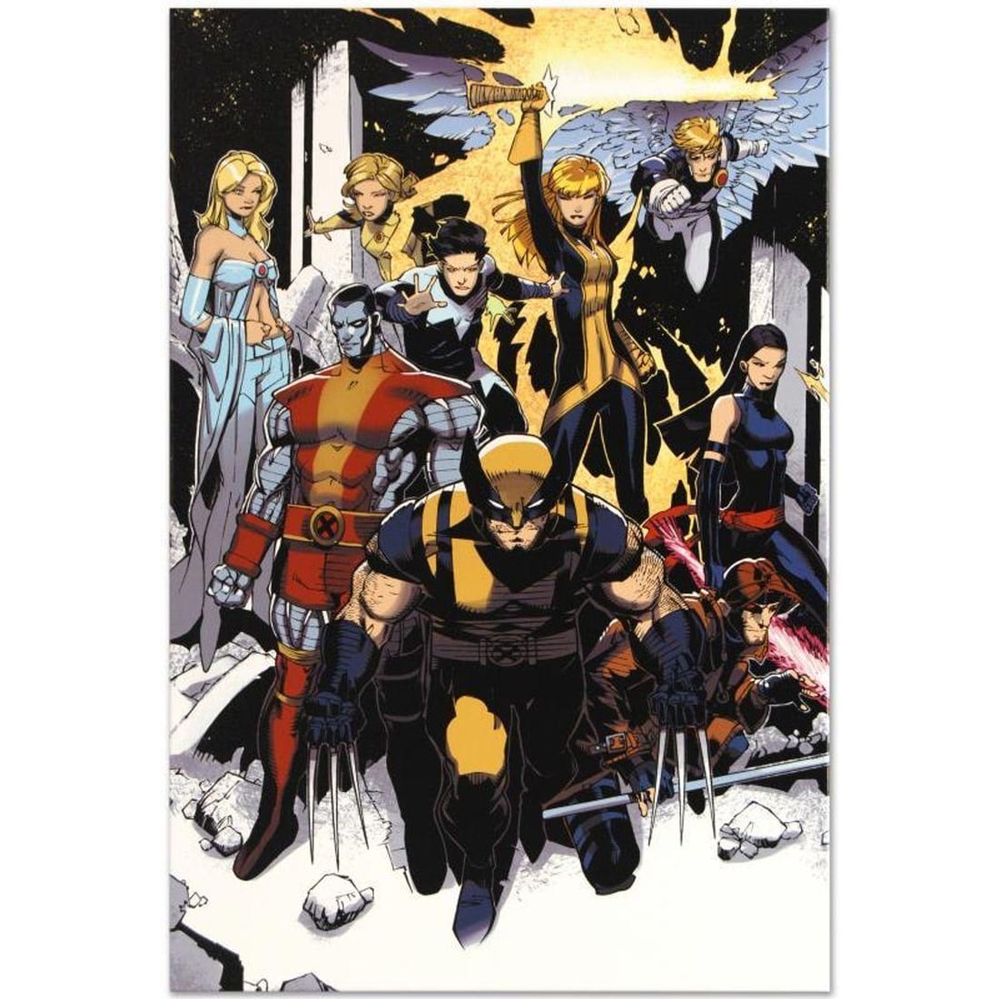 Marvel Comics "X-Men: Curse of the Mutants, Storm and Gambit #1" Numbered Limited Edition Giclee on: A piece of comic book history, this limited edition, from original art by Chris Bachalo, depicts characters from the iconic X-Men team. Known for his quirky style, Chris Bachalo has illustrated issues