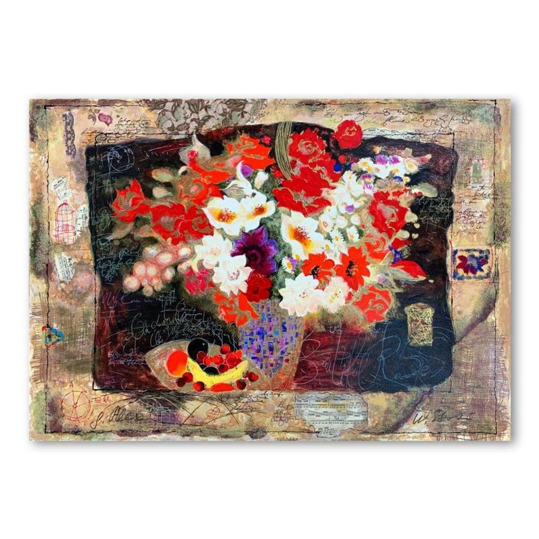 Alexander Galtchansky (1959-2008) and Tanya Wissotzky (1959-2006), Hand Signed Limited Edition: This is a limited edition serigraph on deckle edged paper by Alexander Galtchansky (1959-2008) and Tanya Wissotzky (1959-2006). It is numbered and hand signed and includes a letter of authenticity.