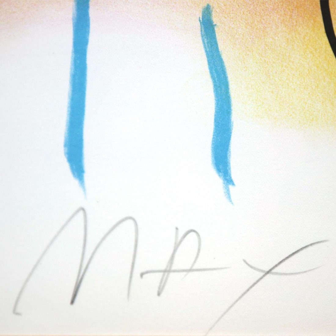 Peter Max- Lithograph "Lady with Feathers" - 2