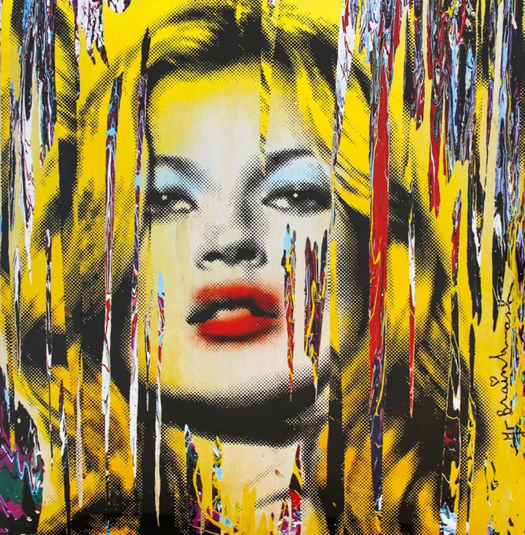 Mr. Brainwash- Offset Lithograph "Kate Moss" - 2
