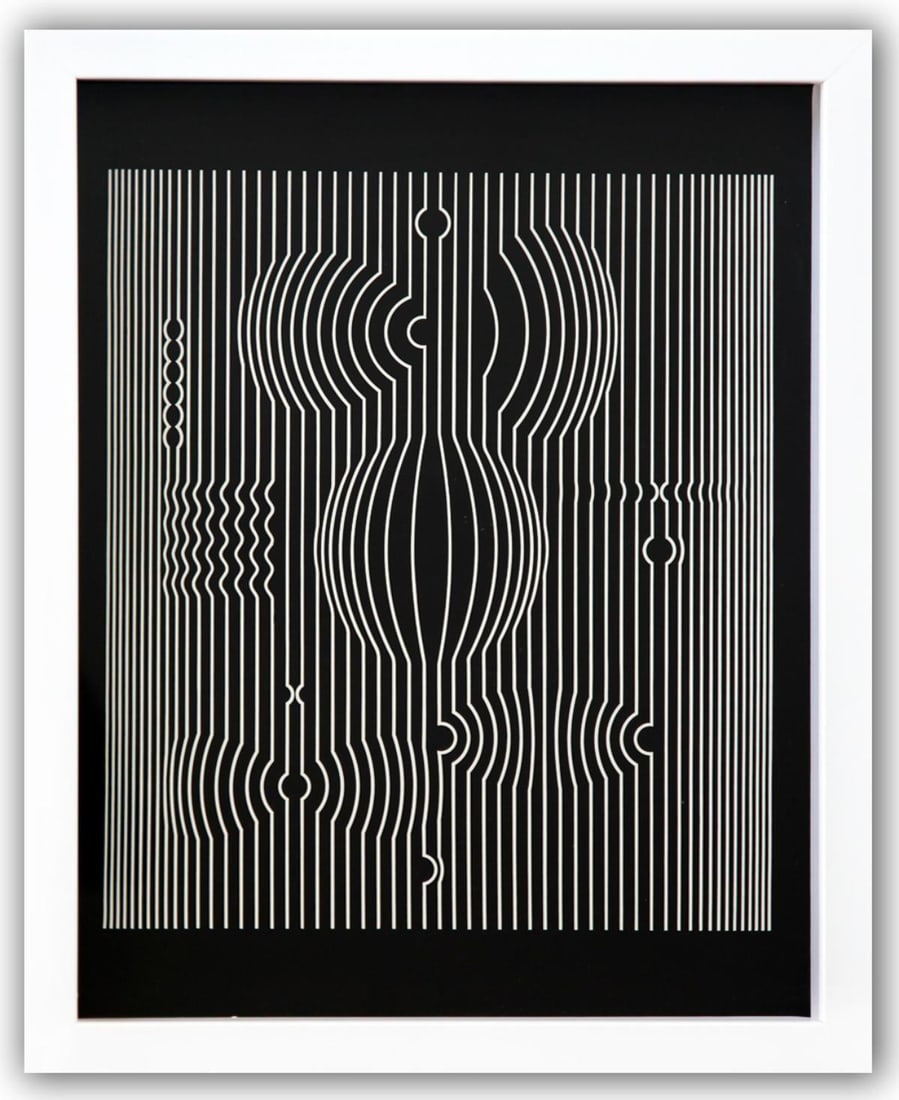 Victor Vasarely- Heliogravure Print "Untitled" (1 of 1)