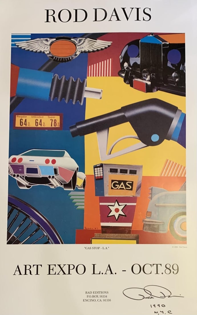 Rod Davis- Art poster on paper: Artist: Rod Davis. Medium: Art poster on paper . Size: 24" x 36". Signature: Signed. Reference#: 43323.