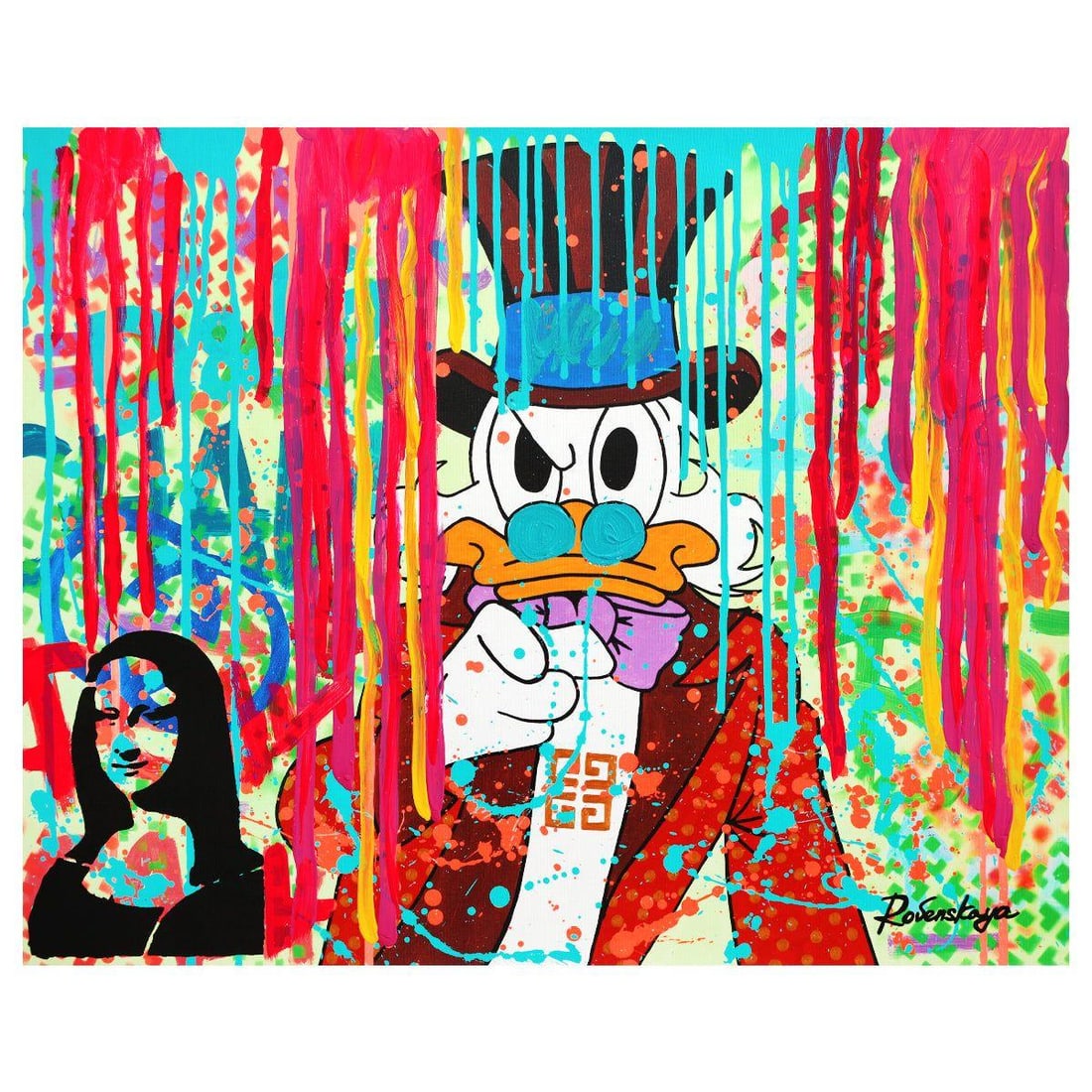 Nastya Rovenskaya- Mixed Media "You Can Do It" (1 of 2)