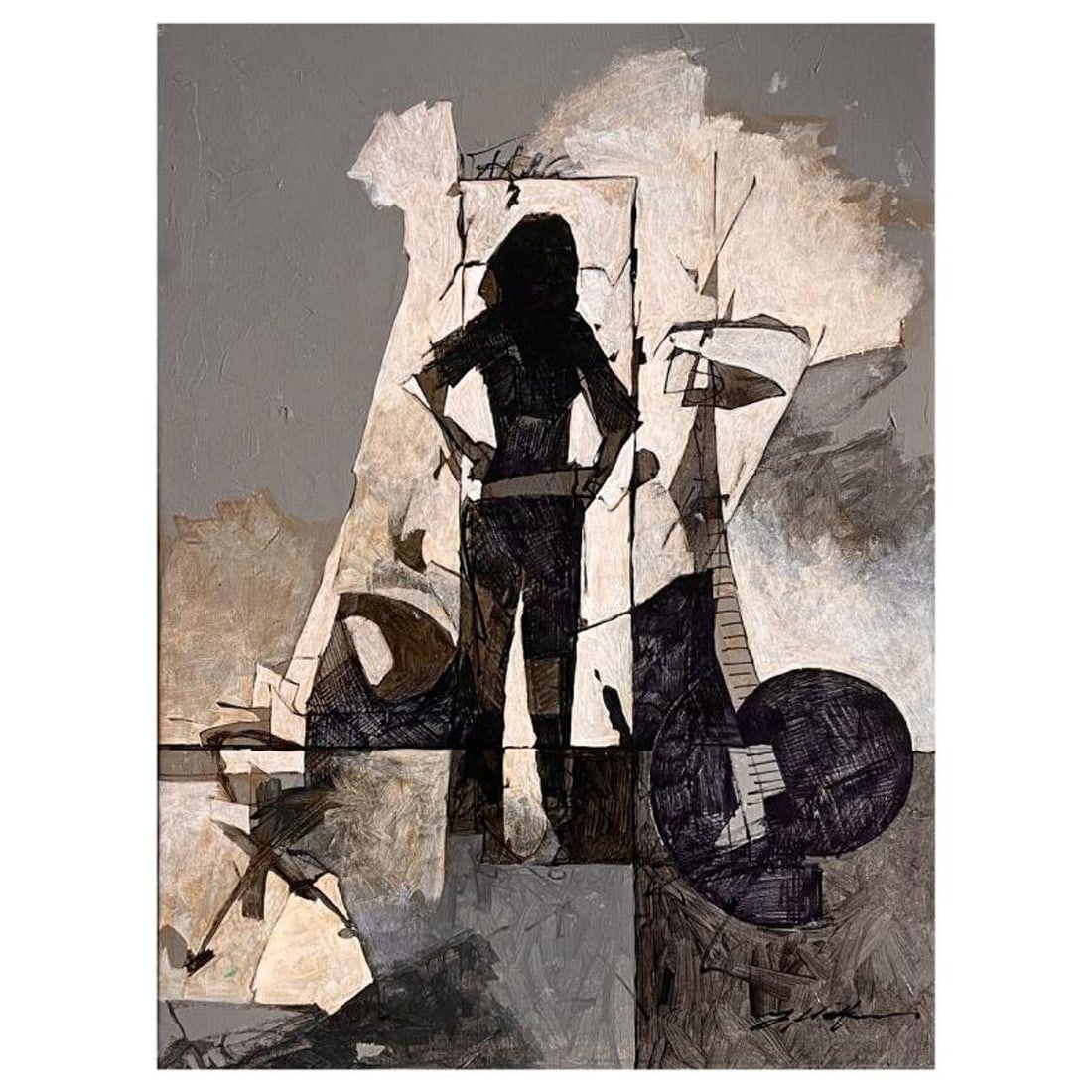 Wolfson, "Into the Light" Hand Signed Original Painting on Canvas with Letter of Authenticity.: Into the Light is an original painting, acrylic on canvas, by Wolfson. Hand signed by the artist, it is accompanied by a letter of authenticity. Measures approximately 24" x 18 (image).