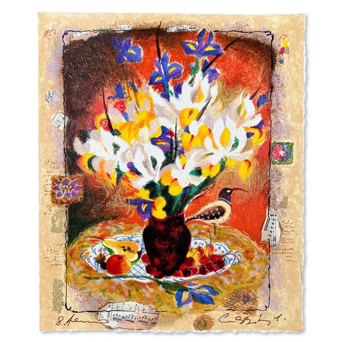 Alexander & Wissotzky, Hand Signed, Numbered Limited Edition with Letter of Authenticity.: This is a limited edition on paper by Alexander & Wissotzky. The piece comes hand signed by the artist, numbered, and with a letter of authenticity. Measures approximately 12" x 10". Reference#: