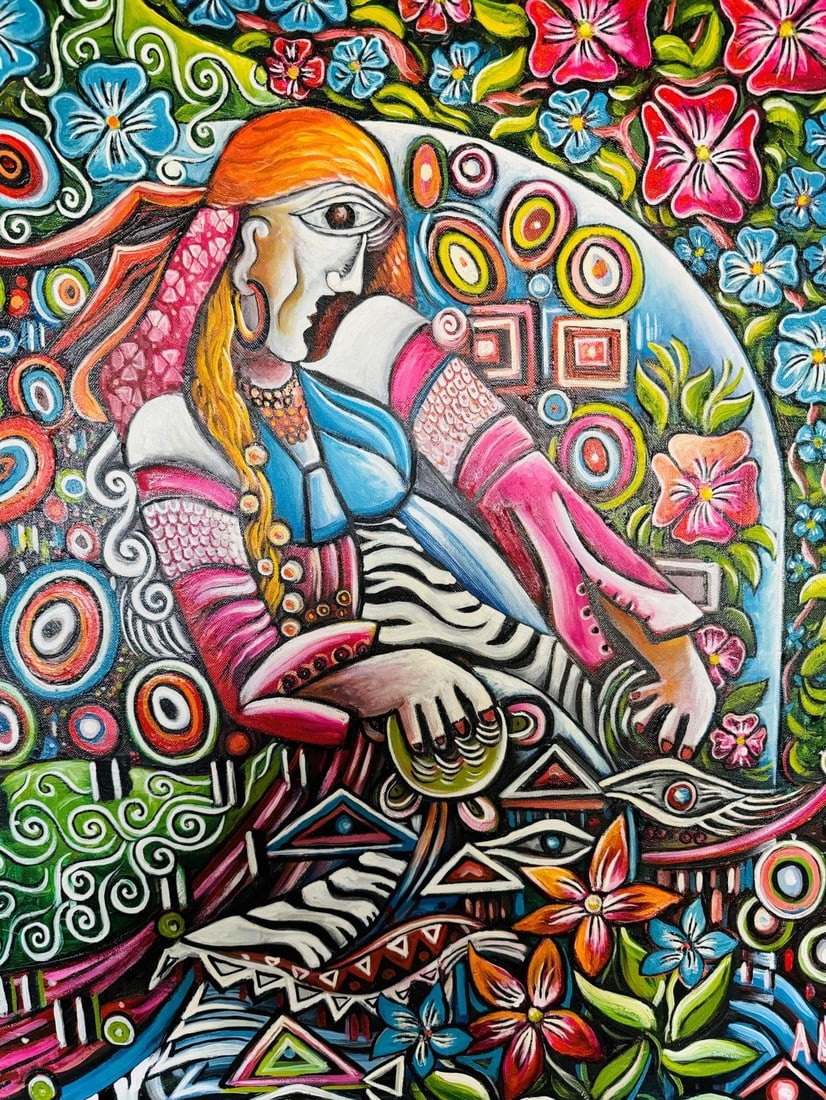 A. Doni- Original painting on canvas: Artist: A. Doni. Medium: Original painting on canvas. Size: 18" x 24". Signature: Signed by the artrist . Reference#: 62174.