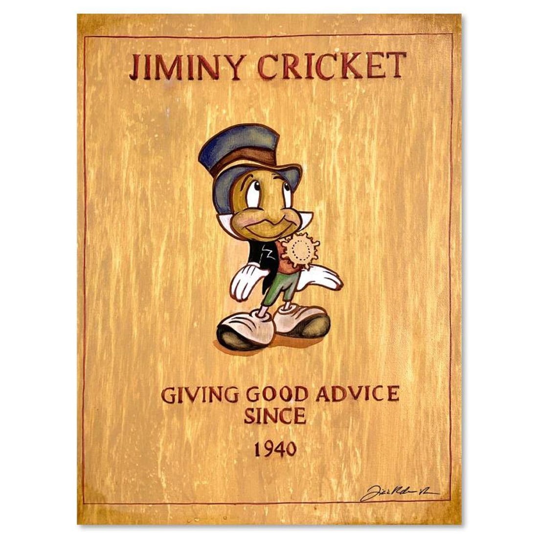 Tricia Buchanan-Benson, "Giving Good Advice" Limited Edition on Gallery Wrapped Canvas from Disney: Giving Good Advice is a limited edition giclee on canvas by Tricia Buchanan-Benson, numbered and hand signed by the artist. This piece is licensed by Disney Fine Art. This piece come gallery wrapped.