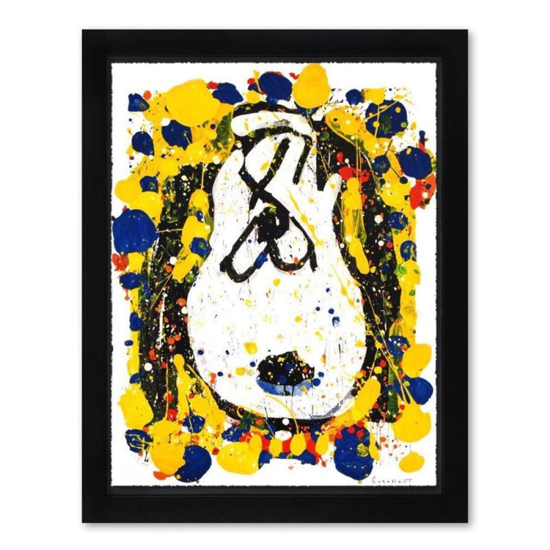 Tom Everhart, "Squeeze The Day - Tuesday" Framed Limited Edition Hand Pulled Original Lithograph.: Squeeze The Day-Tuesday is a limited edition hand pulled original lithograph on museum quality deckle-edge paper by Tom Everhart. The piece is numbered, and hand signed by the artist. This is one of t