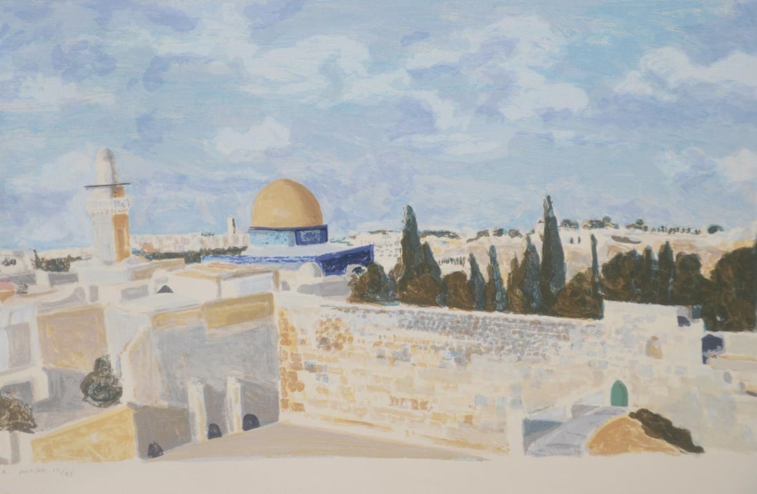 Avner Moriah- Limited Edition Lithograph "Jerusalem " (1 of 1)