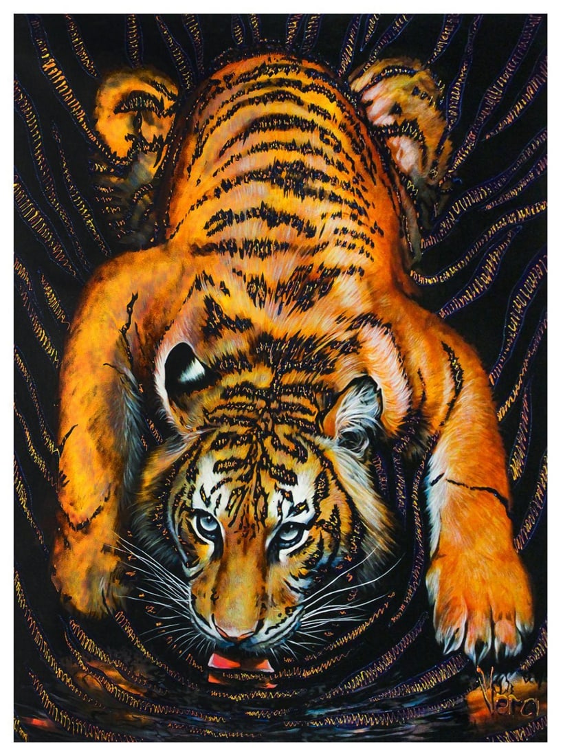 Vera V. Goncharenko- Original Oil on Canvas "Getting ready" (1 of 2)