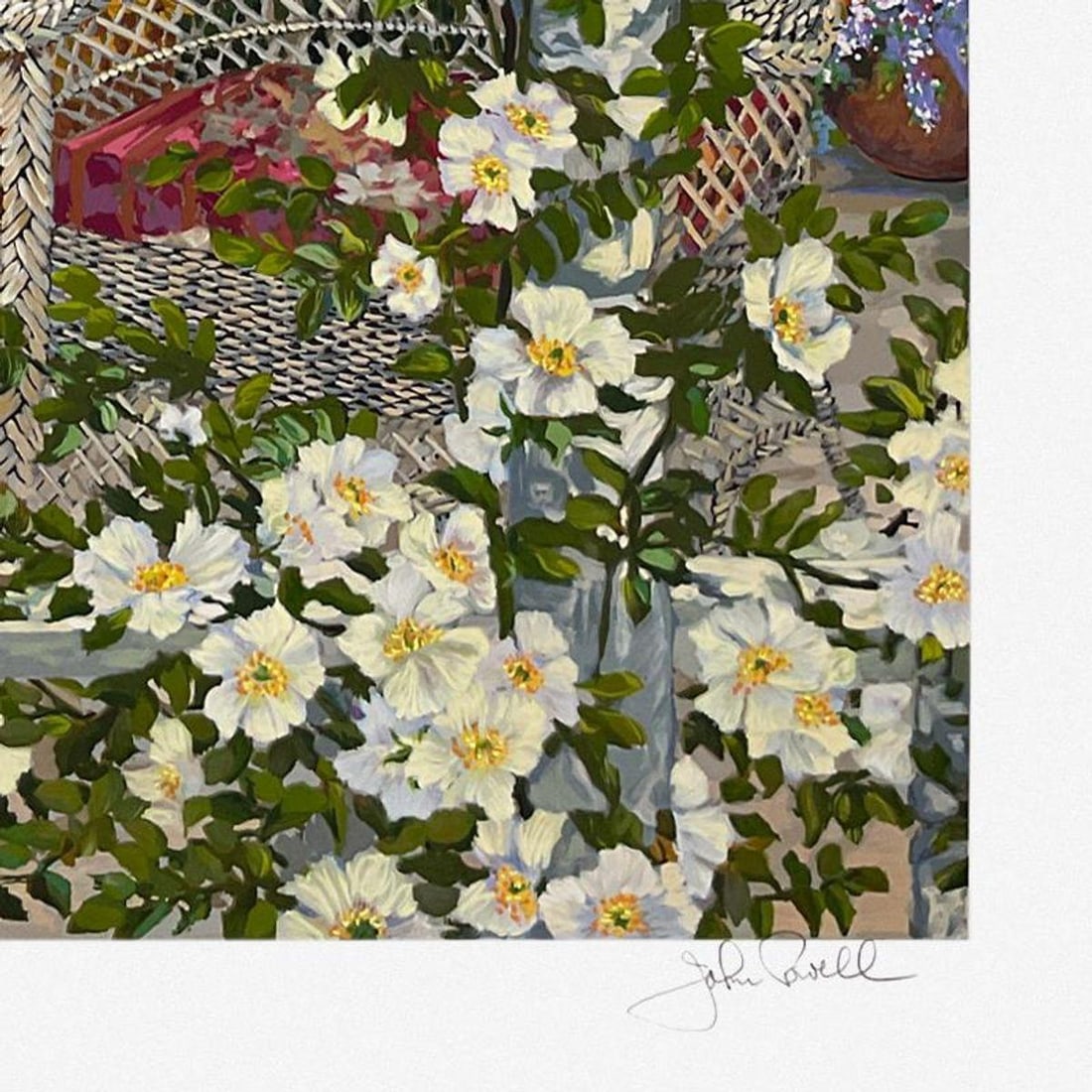 John Powell, "Blue Hill Bay" Limited Edition Printer's Proof Serigraph, Numbered and Hand Signed - 2