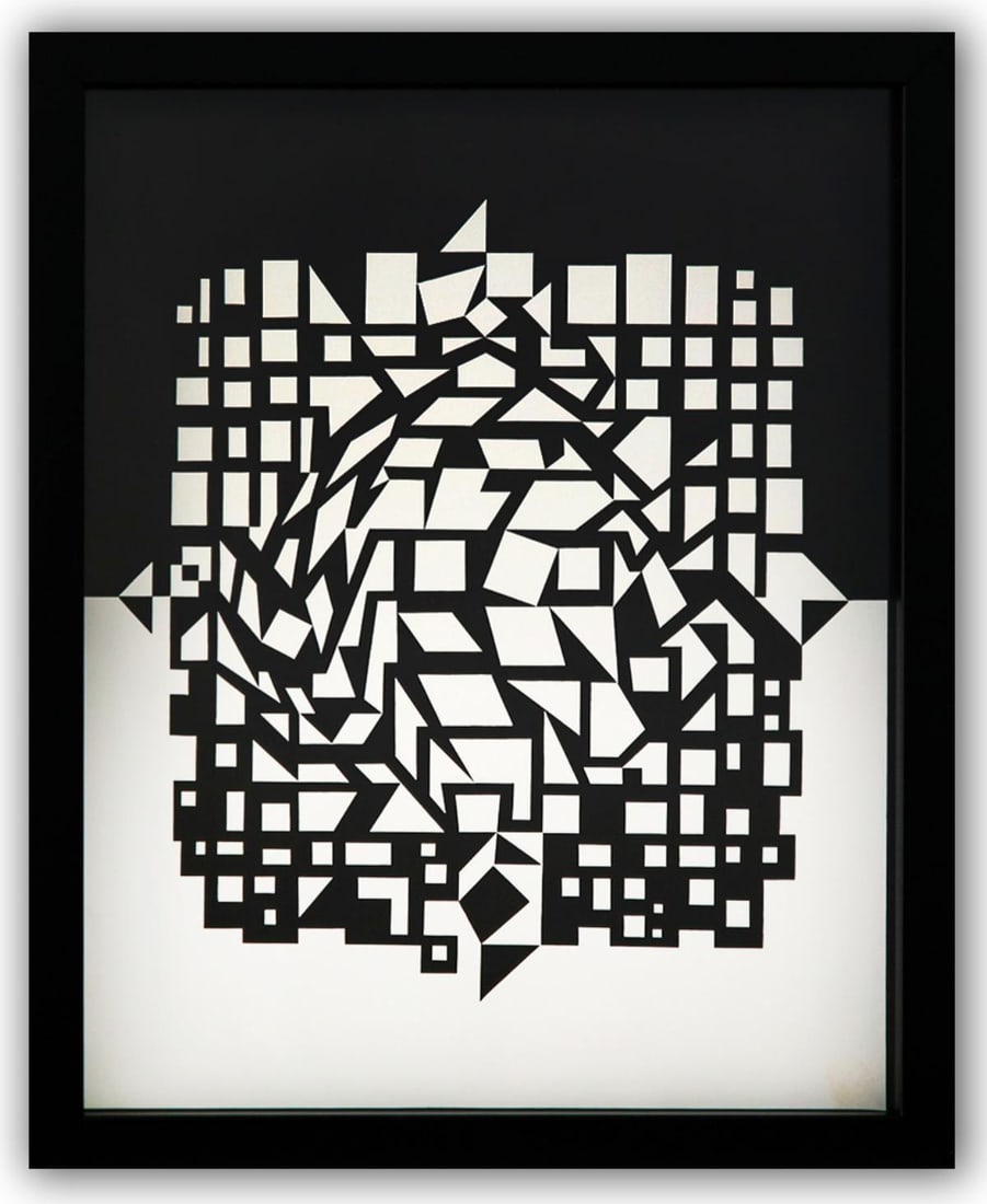 Victor Vasarely- Heliogravure Print "Untitled" (1 of 1)