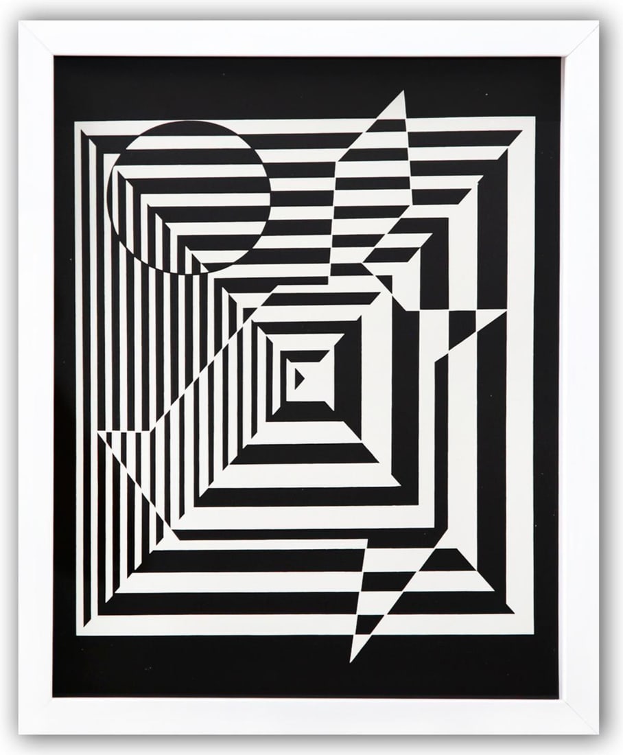 Victor Vasarely- Heliogravure Print "Untitled" (1 of 1)