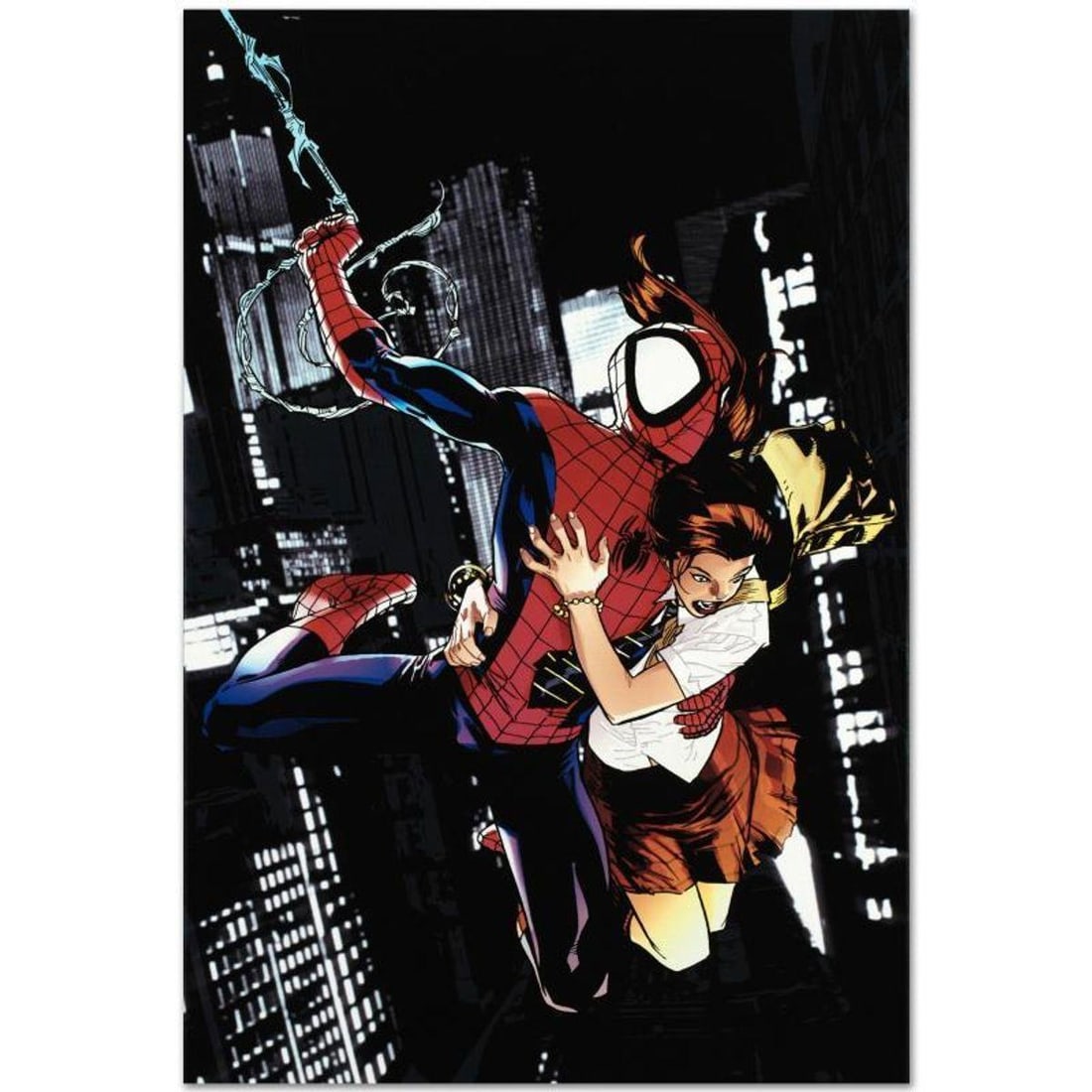 Marvel Comics "Ultimatum: Spider-Man Requiem #1" Numbered Limited Edition Giclee on Canvas by Stuart: A piece of comic book history, this limited edition, from original art by Stuart Immonen, depicts the classic character Spider-Man. Stuart Immonen is a Canadian comic book artist. He is best known for