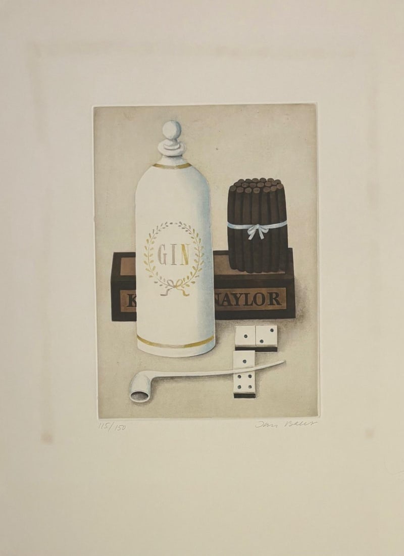 Jan Ballet- Lithograph on paper: Artist: Jan Ballet. Medium: Lithograph on paper. Size: 20" x 24". Signature: Hand Signed and numered. Additional: This item has handling marks sold as his. Reference#: 94148.