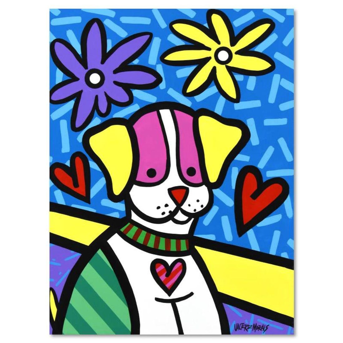 Valter Morais, Original Acrylic Painting on Canvas, Hand Signed with Letter of Authenticity.: This is an original acrylic painting on stretched canvas by Valter Morais, hand signed by the artist. Includes Letter of Authenticity. Measures approx. 18" x 24" (image).