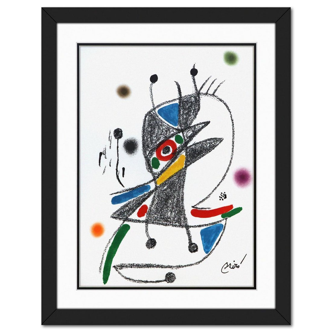 After Joan Miro- Lithograph on light wove paper "Maravillas con variaciones acrosticas 02" (1 of 1)