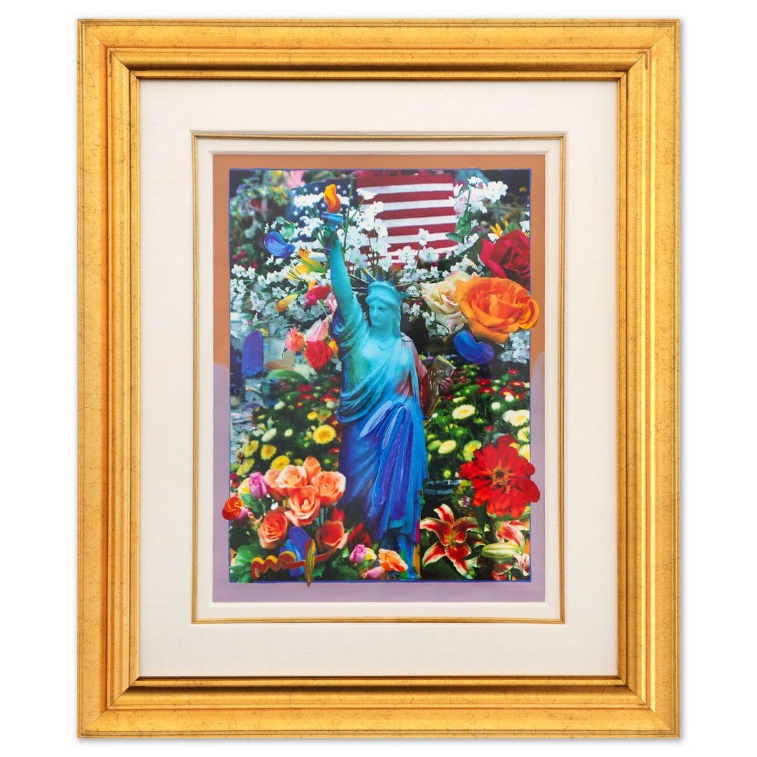 Peter Max- Original Mixed Media "Land of the Free Home of the Brave" (1 of 4)