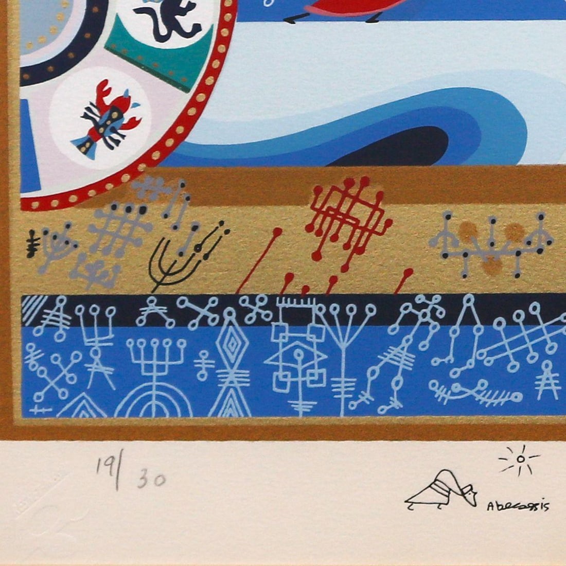 Raphael Abecassis- Serigraph - 2