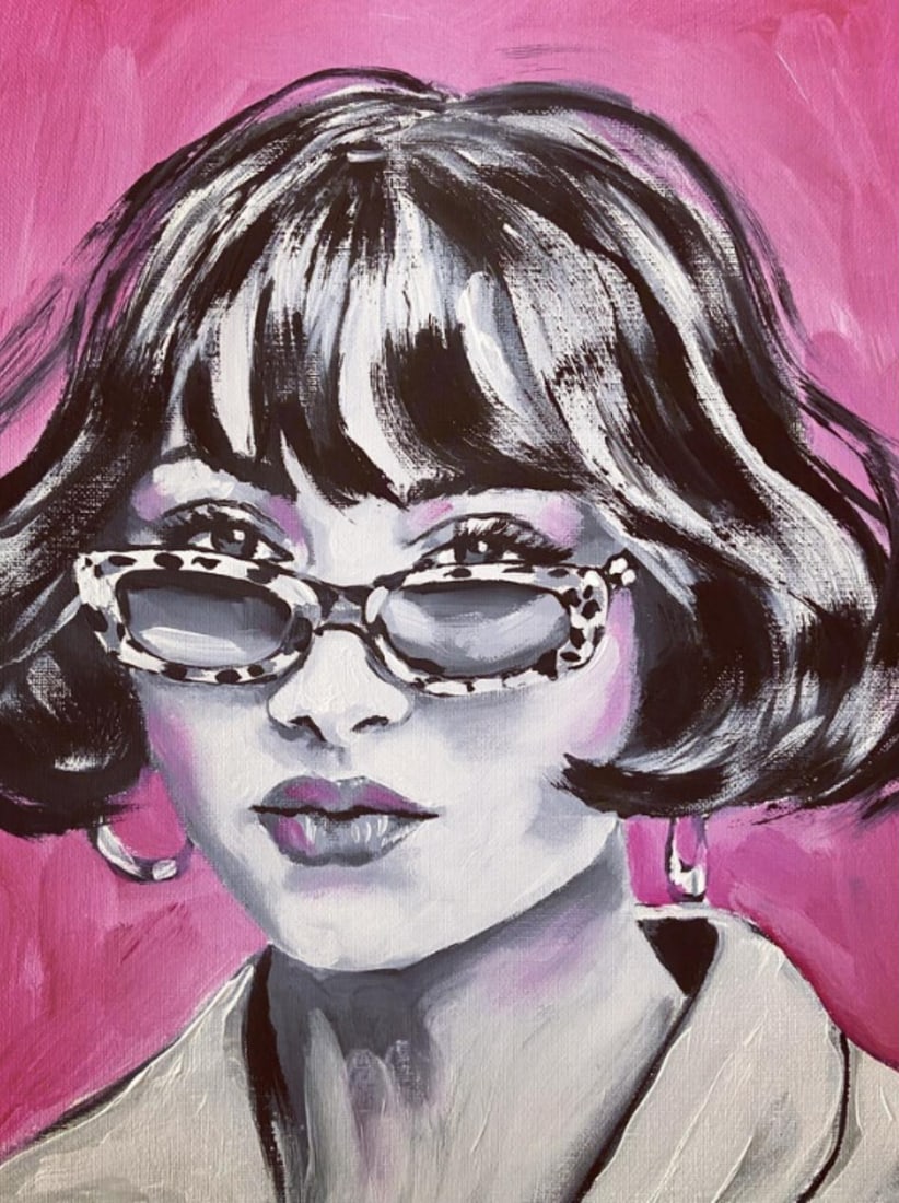 Sylvia Cohen- Original painting on canvas: Artist: Sylvia Cohen. Medium: Original painting on canvas. Size: 12" x 16". Signature: Signed. Reference#: 29407.