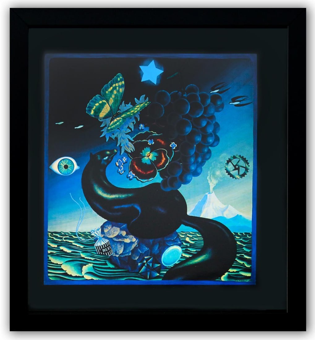 Victor Vasarely- Heliogravure Print "Untitled": Artist: Victor Vasarely. Medium: Heliogravure Print. Title: Untitled. Size: 11" x 10". Measures approx. 13" x 12" (framed). Additional: Custom Framed. Reference#: 21550.