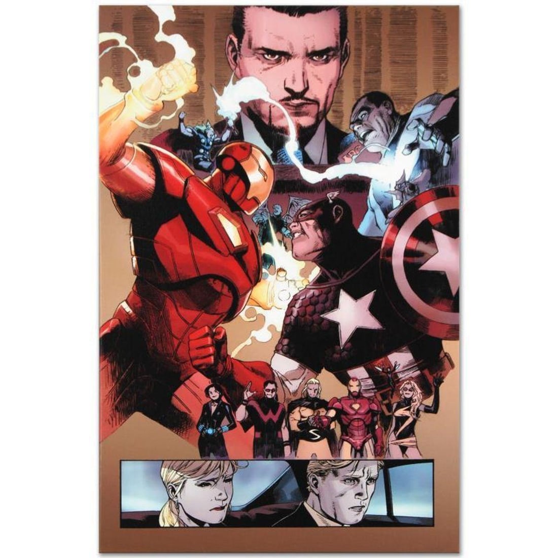Marvel Comics "New Avengers #48" Numbered Limited Edition Giclee on Canvas by Billy Tan with COA. (1 of 1)
