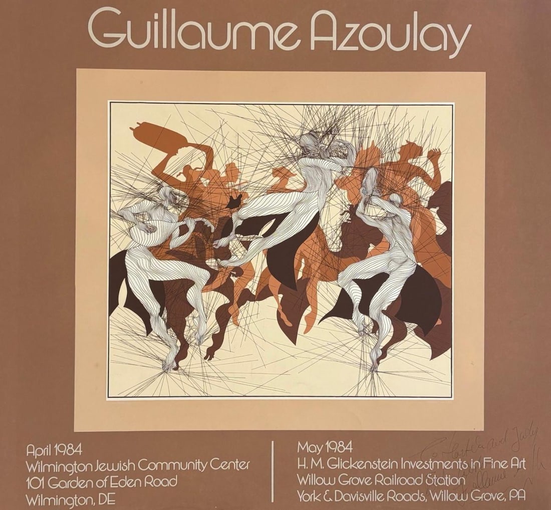 Guillaume Azoulay- Lithograph on paper: Artist: Guillaume Azoulay. Medium: Lithograph on paper. Size: 20" x 24". Signature: Hand Signed. Reference#: 87273.