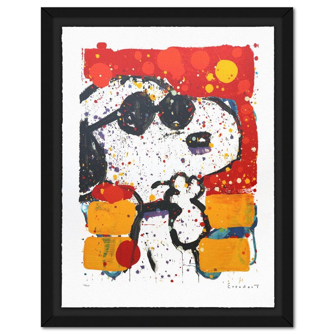 Tom Everhart- Hand Pulled Original Lithograph "Cool & Intelligent" (1 of 3)