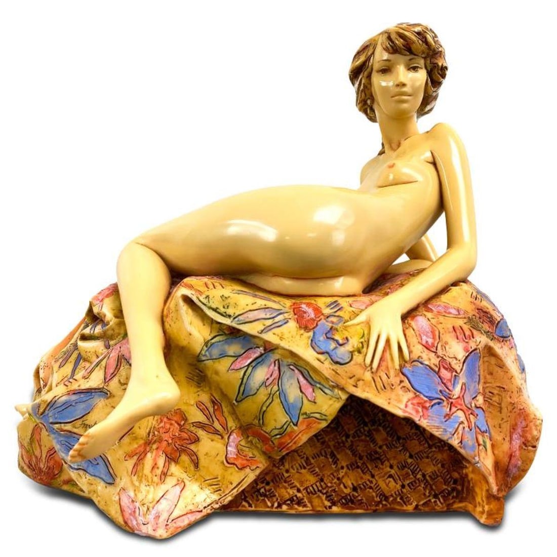 Frank Gallo, "Awakening Beauty" Limited Edition Epoxy Resin Sculpture, Numbered and Hand Signed with (1 of 3)