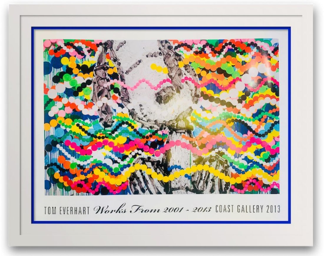 Tom Everhart- Offset lithograph on paper: Artist: Tom Everhart. Medium: Offset lithograph on paper. Measures approx. 28" x 38" (framed). Reference#: 61382.