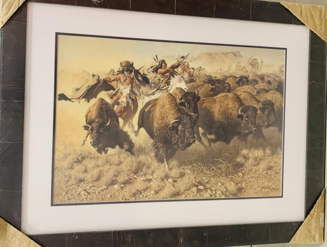 Frank McCarthy- Original Lithograph on paper: Artist: Frank McCarthy. Medium: Original Lithograph on paper. Measures approx. 30" x 40" (framed). Signature: Hand Signed and Numbered. Reference#: 28050.