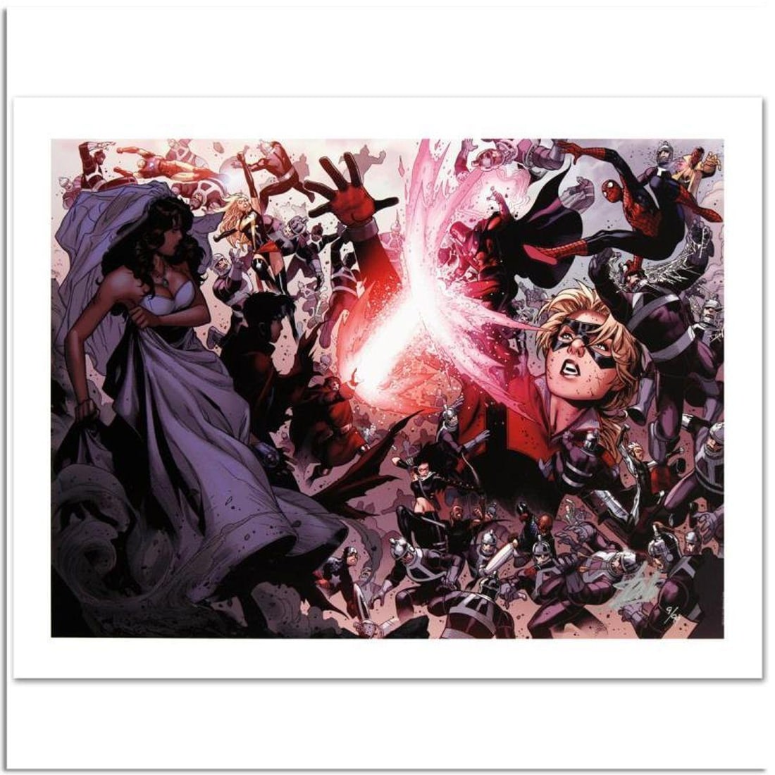 Stan Lee Signed, Marvel Comics "Avengers: The Children's Crusade #4" Limited Edition Canvas 2/99: Avengers: The Children's Crusade #4 is a limited edition giclee on canvas with art by Jim Cheung. Officially licensed by Marvel, this piece is numbered 2/99 and hand signed by creative legend Stan