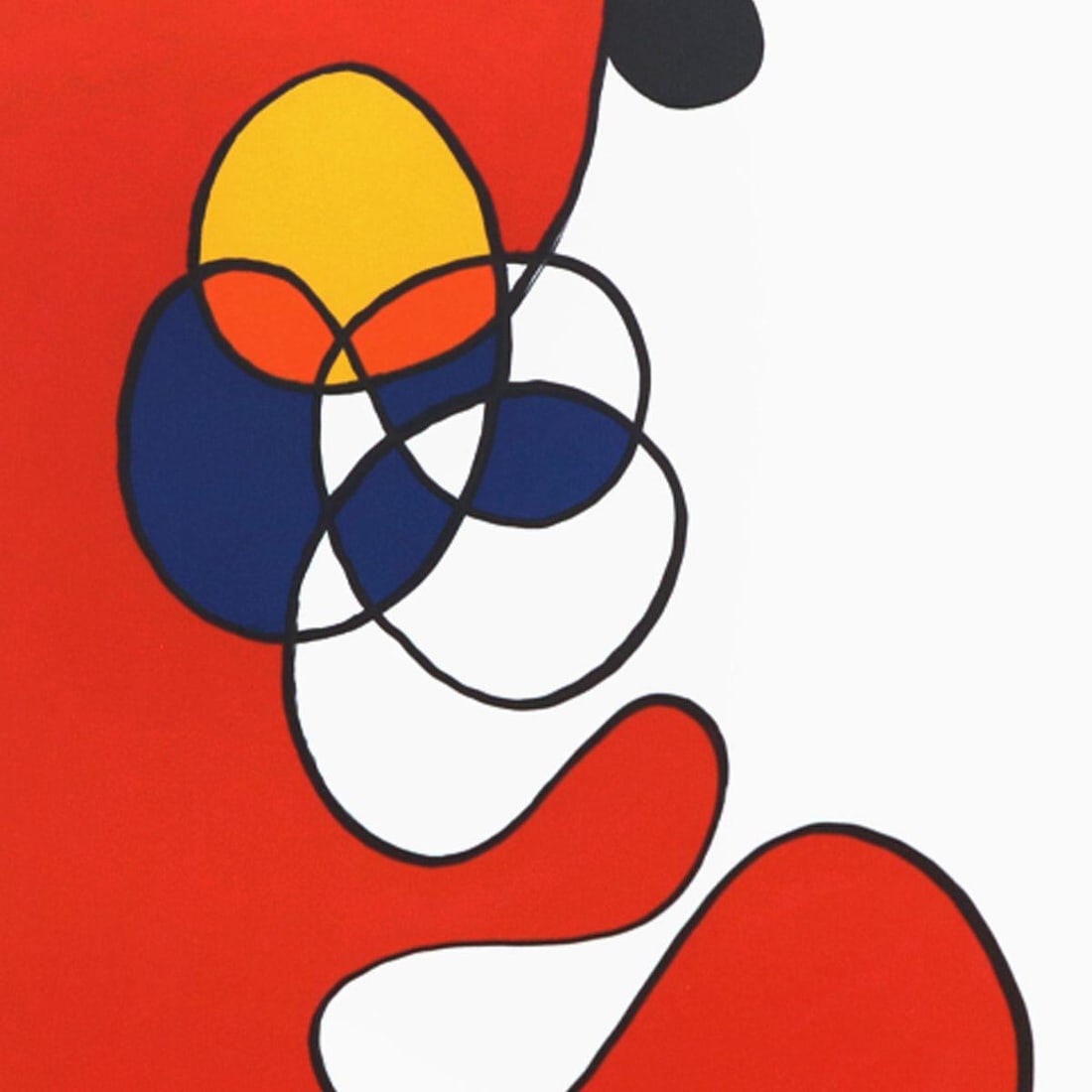 Alexander Calder- Lithograph "DLM173 - COMPOSITION V" - 2