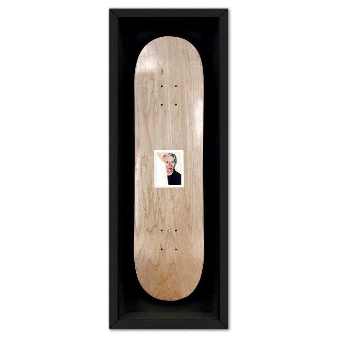 Andy Warhol (1928-1987), "Self-Portrait (Blue)" Framed One-of-a-Kind Unique Edition Skateboard, (1 of 3)