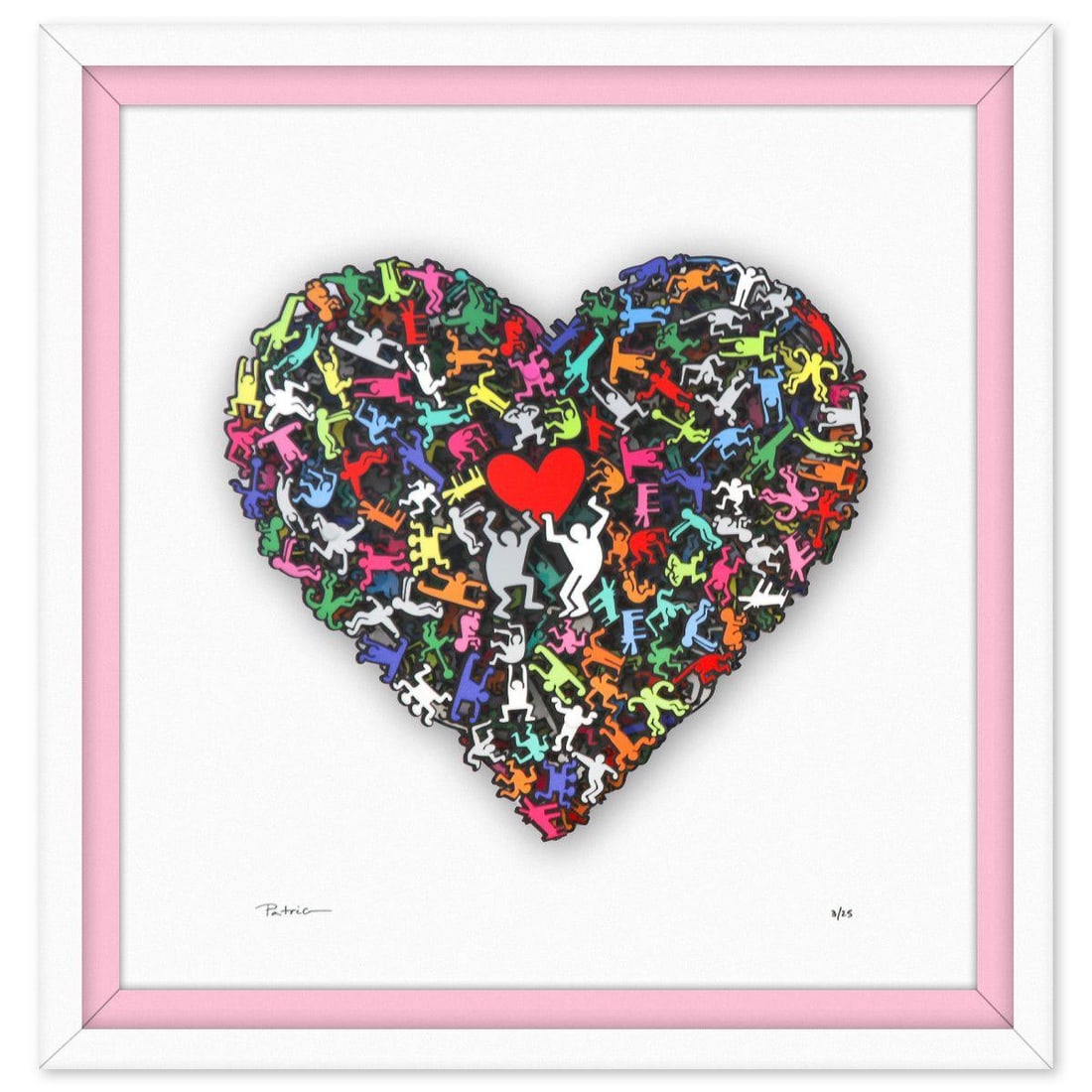 Patricia Govezensky- 3D Multilayered Woodcut "Dancers" (1 of 2)