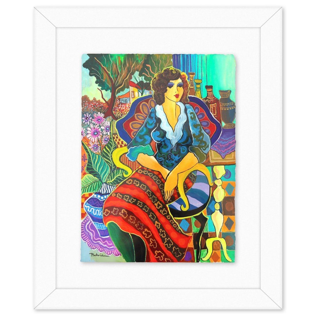 Patricia Govezensky- Original Watercolor "Blurred Pathways" (1 of 2)