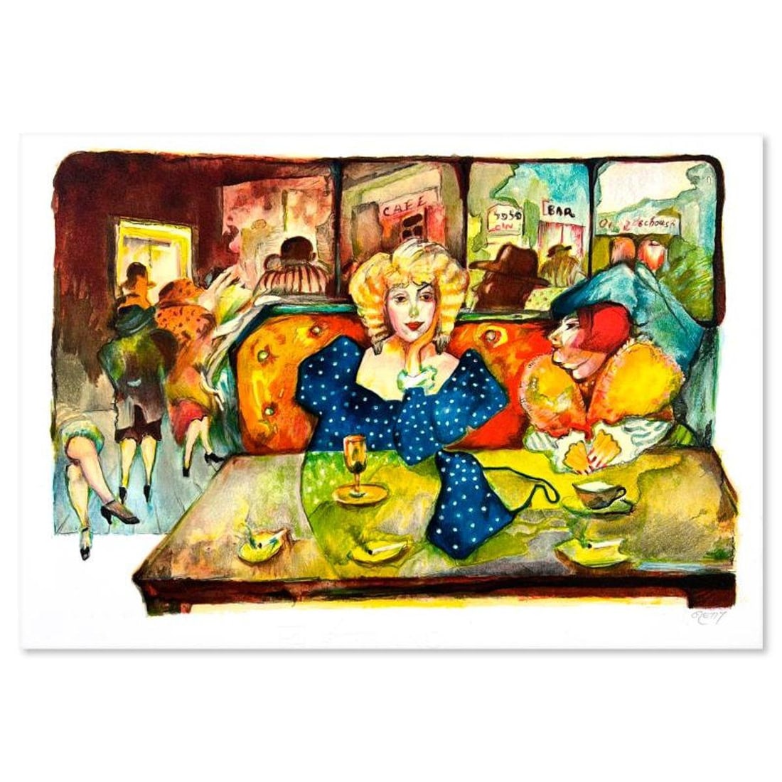 Gretty Rubinstein, Hand Signed, Numbered Limited Edition with Letter of Authenticity.: This is a limited edition on paper by Gretty Rubinstein. The piece comes hand signed by the artist, numbered, and with a letter of authenticity. Measures approximately 16" x 11.5". Reference#: 93464.